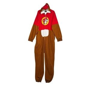 Buc-ees Exclusive Unisex Adult Full Zip-Up Costume Pajama  Size 2XL One Piece